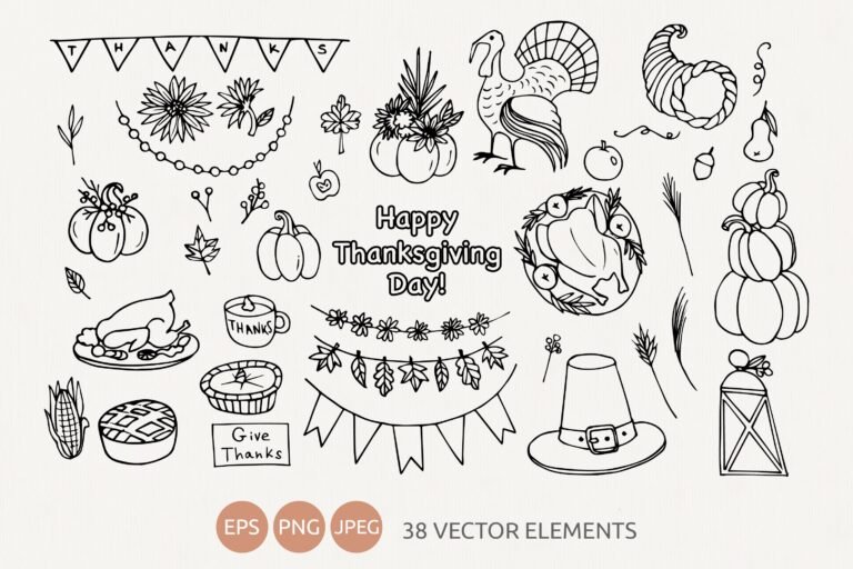 Thanksgiving Doodles: A Fun and Creative Way to Celebrate the Holiday